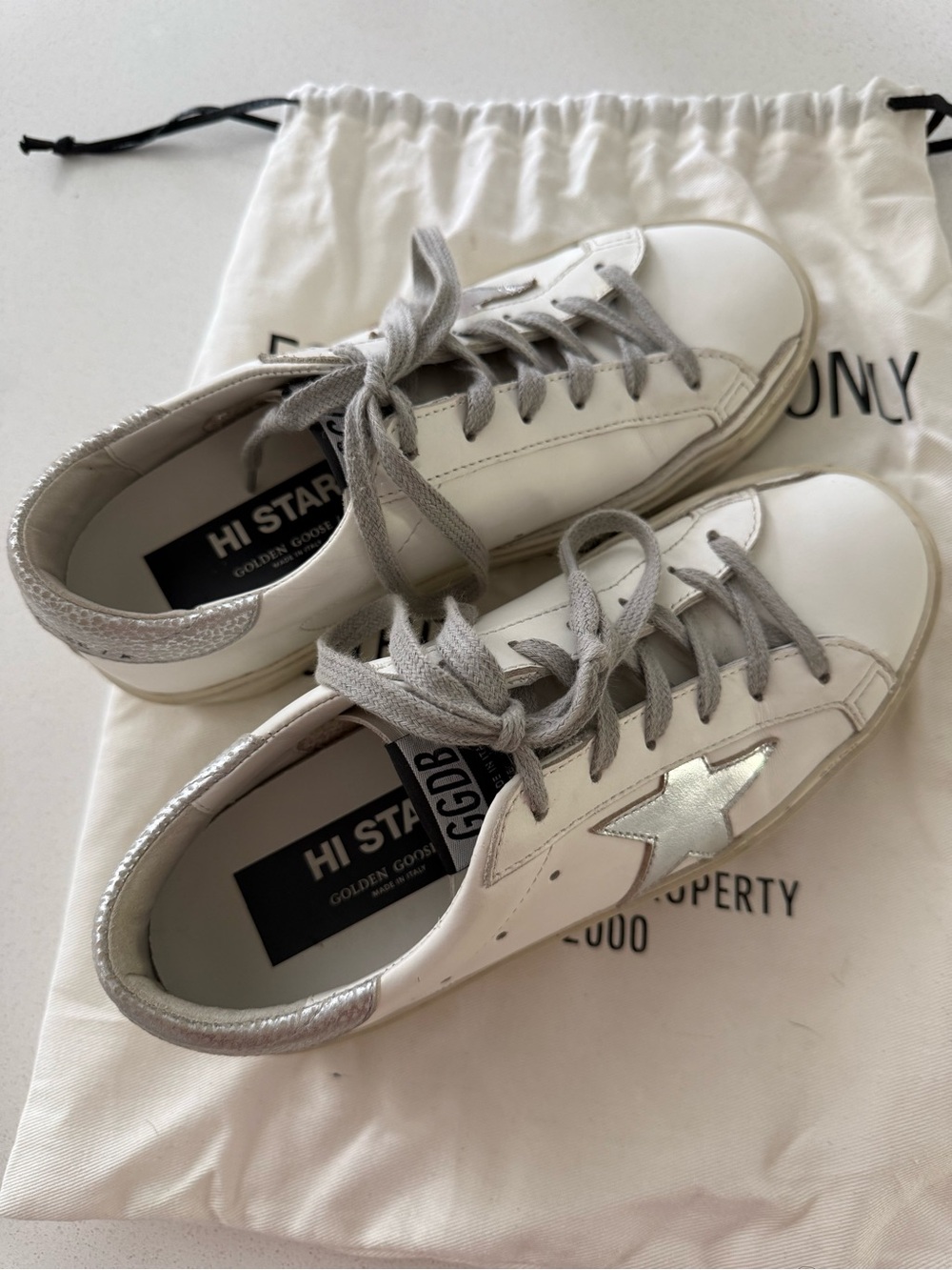 Golden Goose Hi Star Platform Sneaker - Picture 2 of 10